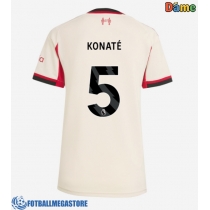 Fotballdrakt Dame Liverpool Ibrahima Konate #5 Bortedrakt 2025-26 Kortermet
